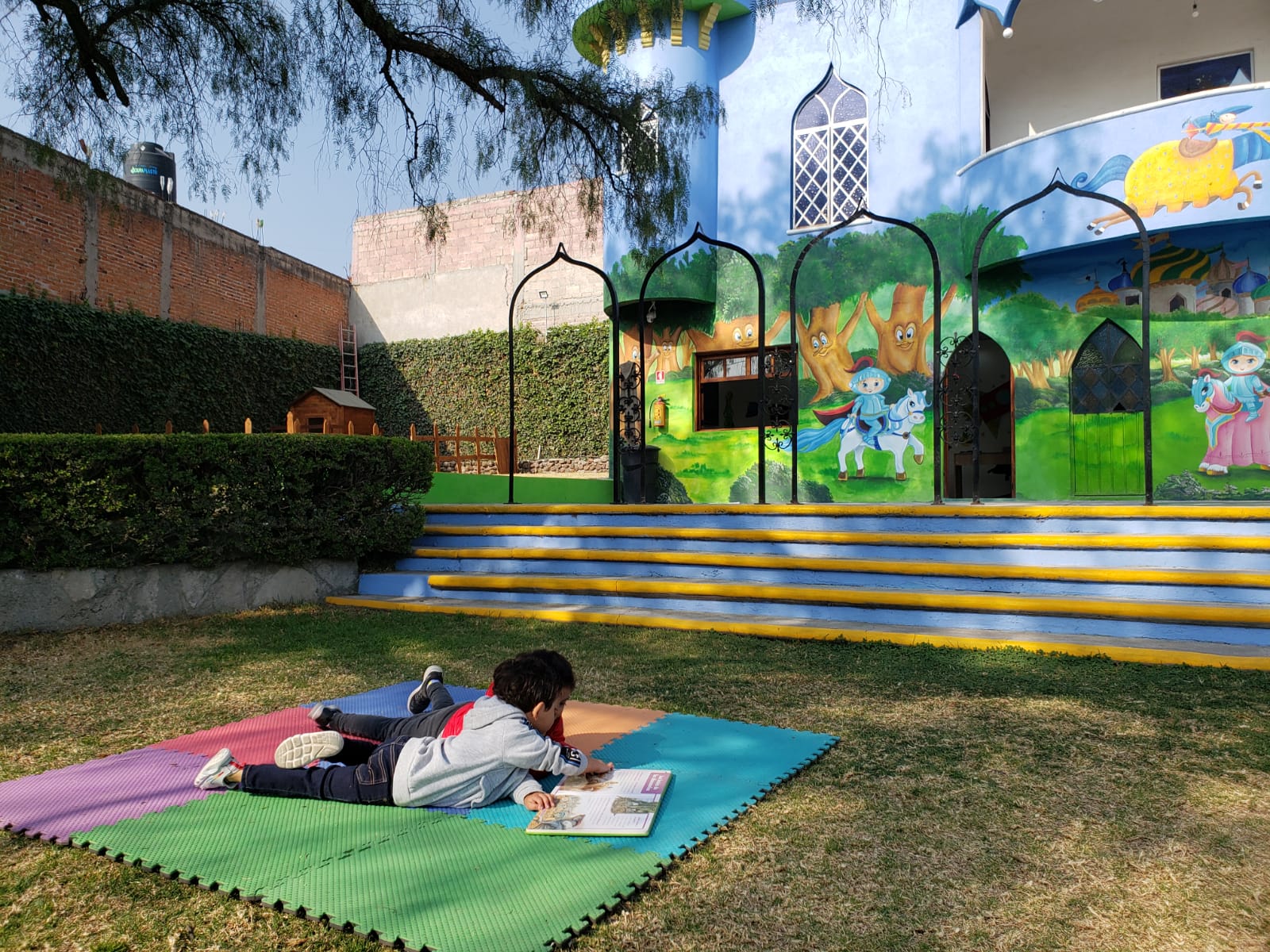 Espacio recreativo del Colegio Finlandés para eventos al aire libre